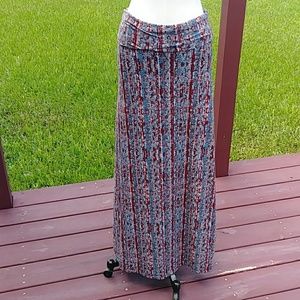 HOT KISS - Stylish Multicolor Maxi Skirt